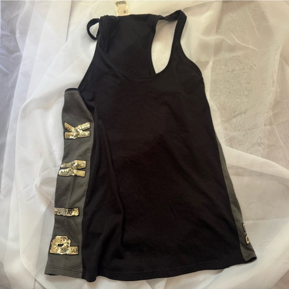 PINK Victoria's Secret Black Tank Top - Picture 3 of 5